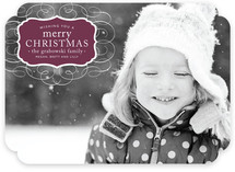 Vintage Label Christmas Photo Cards