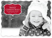 Vintage Label Christmas Photo Cards