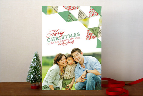 Quilted Christmas Christmas Photo Cards