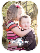 Medallion Christmas Photo Cards