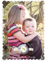 Medallion Christmas Photo Cards