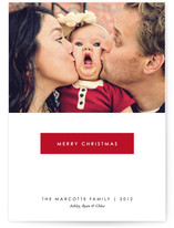 Merry Red Christmas Photo Cards