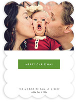 Merry Red Christmas Photo Cards