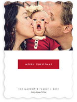 Merry Red Christmas Photo Cards
