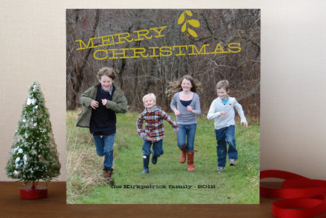 How Do You Spell Mistletoe? Christmas Photo Cards
