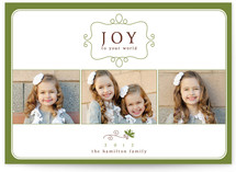 Simple Charm Christmas Photo Cards