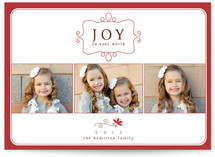 Simple Charm Christmas Photo Cards