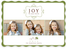 Simple Charm Christmas Photo Cards