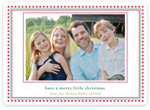 Happy Dot Christmas Photo Cards
