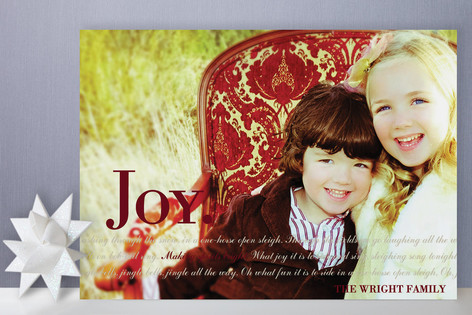 Holiday Nostalgia Christmas Photo Cards