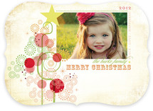 Candy Tree Christmas Photo Cards