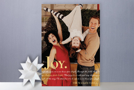 Holiday Nostalgia Christmas Photo Cards
