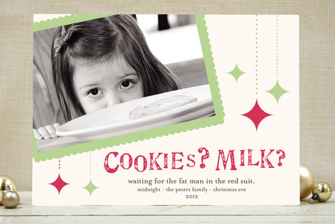 Waiting on Santa Christmas Photo Cards