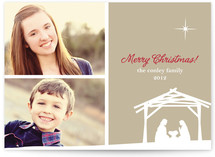 Away In a Manger Christmas Photo Cards
