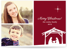 Away In a Manger Christmas Photo Cards