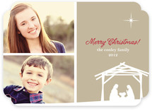 Away In a Manger Christmas Photo Cards