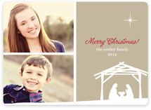 Away In a Manger Christmas Photo Cards