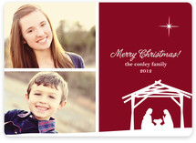 Away In a Manger Christmas Photo Cards