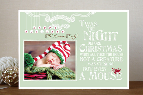 Mouse Christmas Photo Cards
