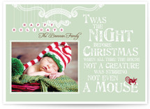 Mouse Christmas Photo Cards
