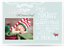 Mouse Christmas Photo Cards