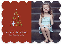 O Starry Tree Christmas Photo Cards