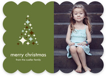 O Starry Tree Christmas Photo Cards