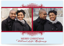 Ornate Frame Christmas Photo Cards
