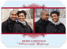 Ornate Frame Christmas Photo Cards