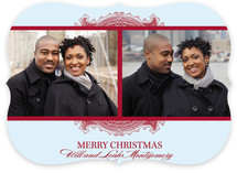 Ornate Frame Christmas Photo Cards