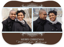 Ornate Frame Christmas Photo Cards