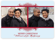 Ornate Frame Christmas Photo Cards