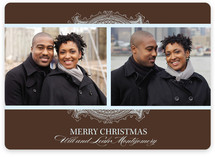 Ornate Frame Christmas Photo Cards