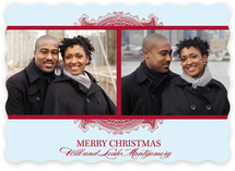Ornate Frame Christmas Photo Cards