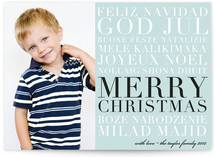 float + feliz Christmas Photo Cards