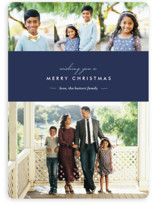 Winter Chic Christmas Photo Cards