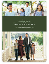 Winter Chic Christmas Photo Cards