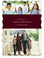 Winter Chic Christmas Photo Cards