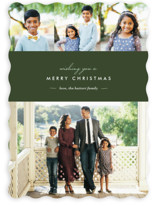 Winter Chic Christmas Photo Cards