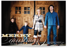 Warm Wishes Christmas Photo Cards