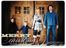 Warm Wishes Christmas Photo Cards