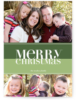 Bold Reflection Christmas Photo Cards
