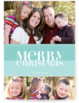 Bold Reflection Christmas Photo Cards