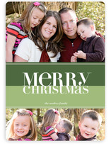 Bold Reflection Christmas Photo Cards