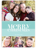 Bold Reflection Christmas Photo Cards