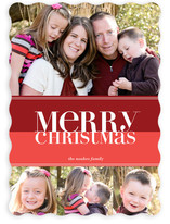 Bold Reflection Christmas Photo Cards
