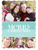 Bold Reflection Christmas Photo Cards