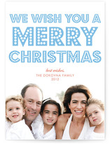 float + peace Christmas Photo Cards