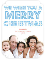 float + peace Christmas Photo Cards
