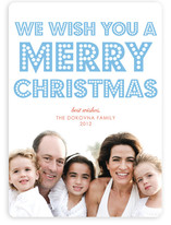 float + peace Christmas Photo Cards